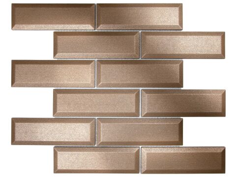 Nichetiles Metronom Bronz Metal Mozaik
