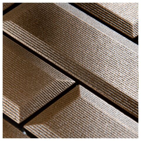 Nichetiles Metronom Bronz Metal Mozaik
