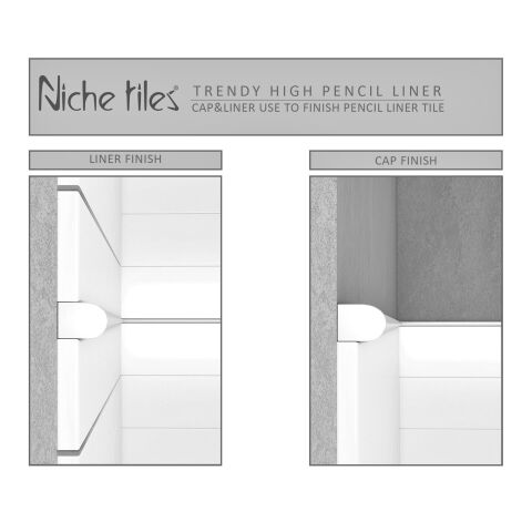 Nichetiles Trendy Dekoratif Bordür Dekor