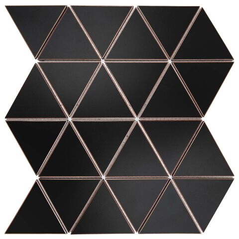 Nichetiles Triangolare Trattato Bakır Metal Mozaik