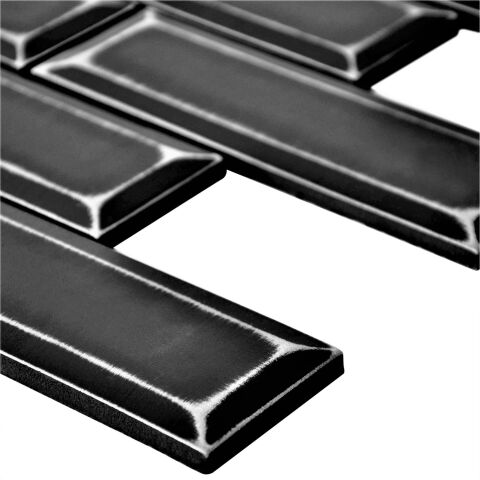 Nichetiles Bisellato Nikel Metal Mozaik