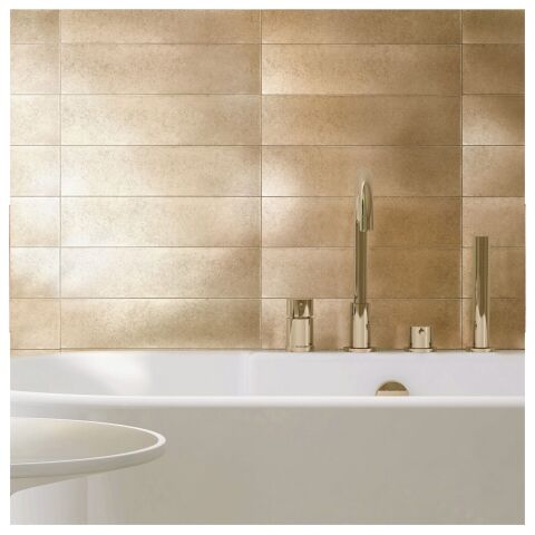 Nichetiles Encore Antik Bronz Metal Kaplama Duvar Karosu