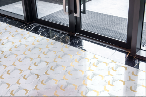 Nichetiles Armure  Waterjet Porselen Mozaik