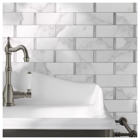 Nichetiles Grace Waterjet Callacatta Mozaik