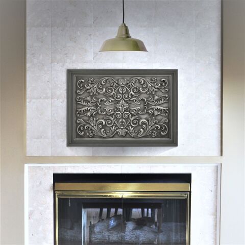 Cypress Metal Ocak Arkası Koruyucu ve Şömine Üstü Dekoratif Panel