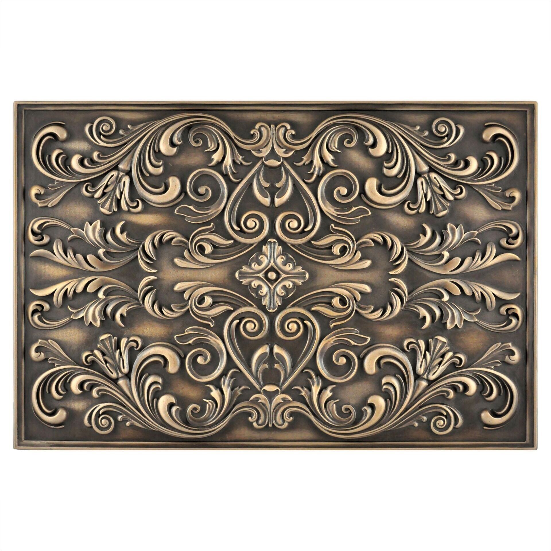 Cypress Metal Ocak Arkası Koruyucu ve Şömine Üstü Dekoratif Panel