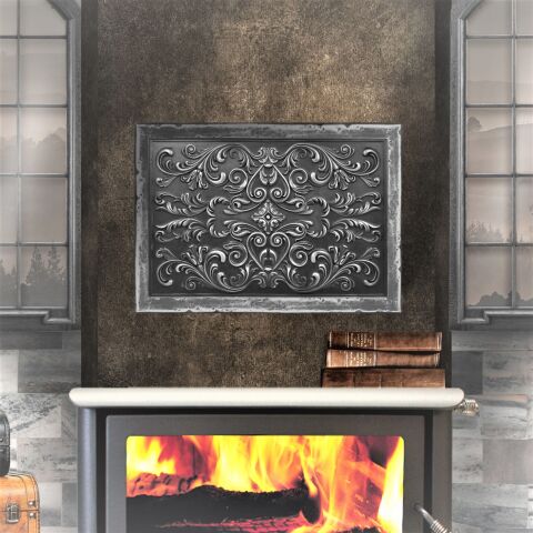 Cypress Metal Ocak Arkası Koruyucu ve Şömine Üstü Dekoratif Panel
